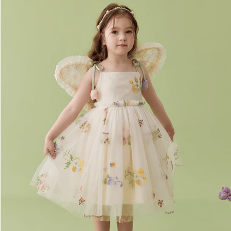 [予約] Butterfly Garden Tulle Dress