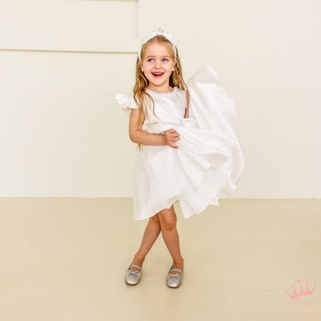 [予約] Pearl Satin Dress/ Mini Recipe