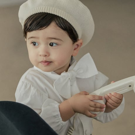 [即納]Tai Blouse_White /Little Tini (90、100、110_sizeのみ)