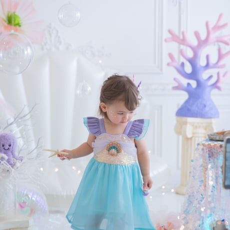 [即納] little ocean dreaming dress  (90, 100, 140 size のみ)