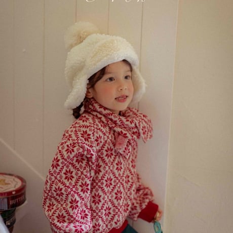 [予約] Snowflake knit MTM (with muffler) / OREN by Hibyebebe
