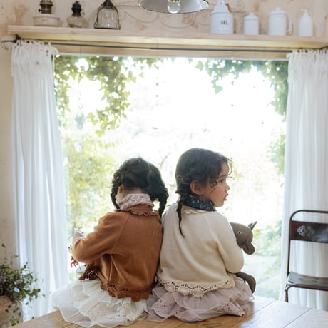 [即納] Sobre cardigan/puella FLO  （Brown 5, 7 _ size のみ）