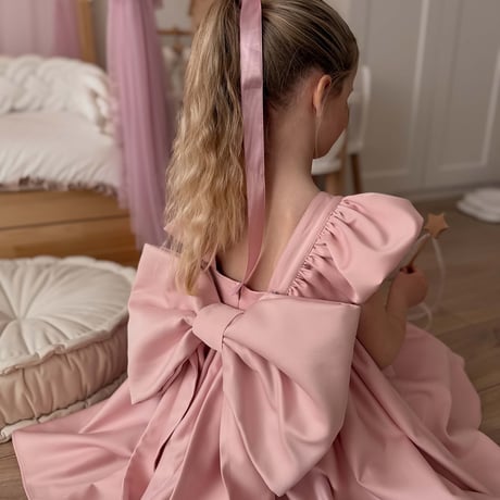 【予約】Blush Grace Dress/ nelia wears