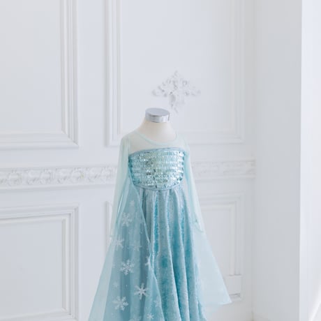 [予約] New Snow Queen Glitter Dress