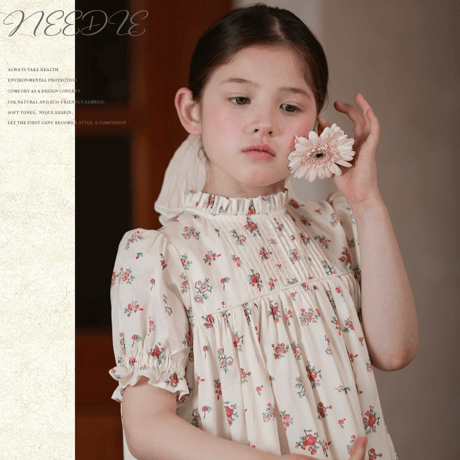 [予約] Antique Floral Dress