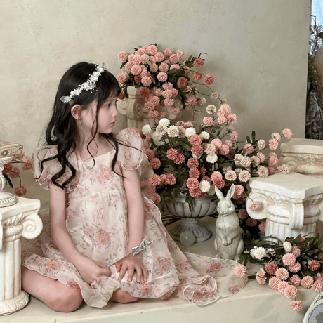 [予約] Flower garden dress