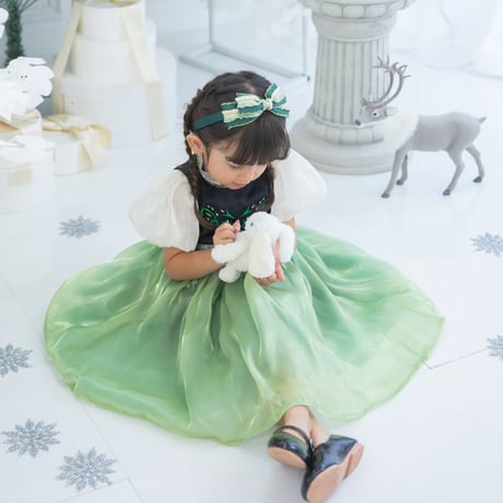 [予約]  princess nordic green dress