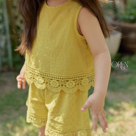 [予約] Siero sleeveless set / OREN by Hibyebebe
