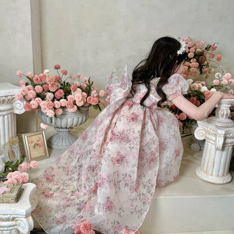 [予約] Flower garden dress
