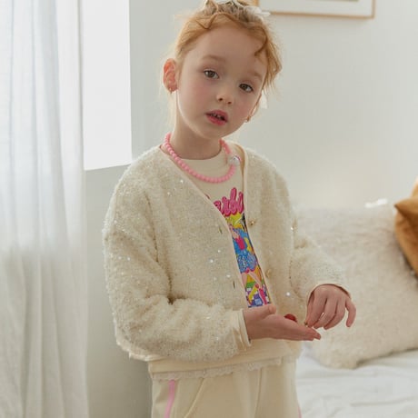 [即納] Spangle Cardigan/ berryberry （Pink 7_ size のみ）