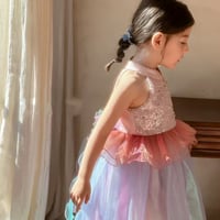 [予約] Fairy pink bubble dress