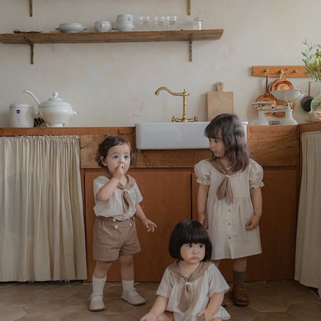 [予約] Pure Tie ST Suit (bebe) / OREN by Hibyebebe
