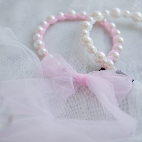[予約] pearl lace headband