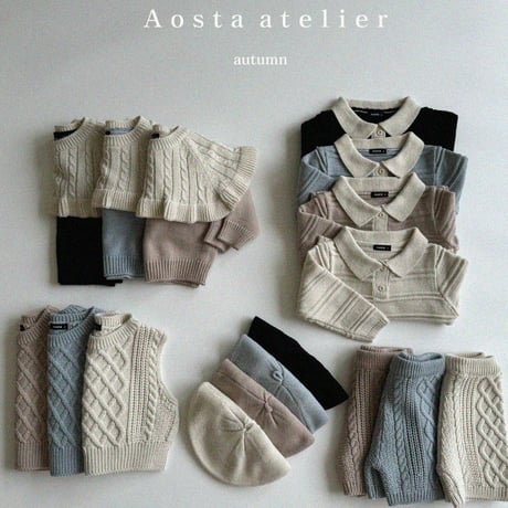 [即納] knit cape-T/Aosta (black M_のみ)