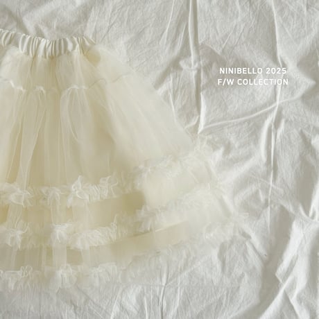 [即納] Rocha Skirt /Ninibello (Ivory XS_のみ)