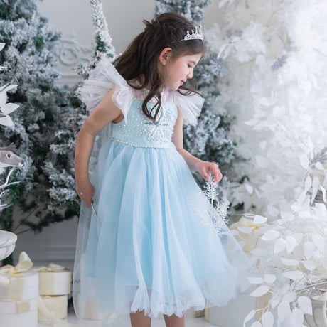 【予約】princess blue snow dress
