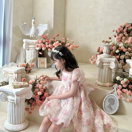 [予約] Flower garden dress