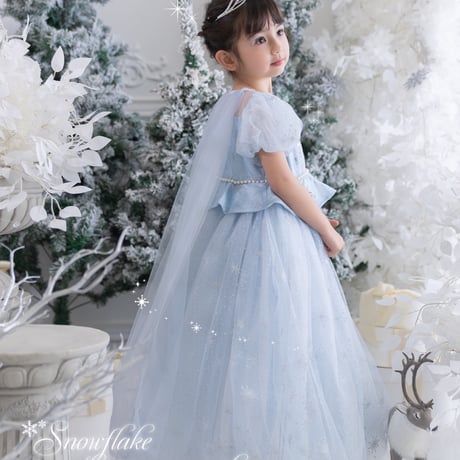 [予約] Snowflake Glitter Princess Dress