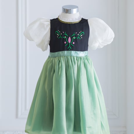[予約]  princess nordic green dress