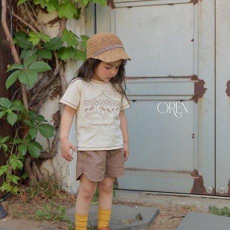 [予約] Dreaming carousel t-shirt / OREN by Hibyebebe