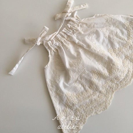 [即納] bibi blouse / Aosta(white Lのみ)