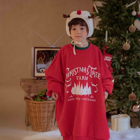 [予約] Christmas fleece MTM (Mom/Daddy) / OREN by Hibyebebe