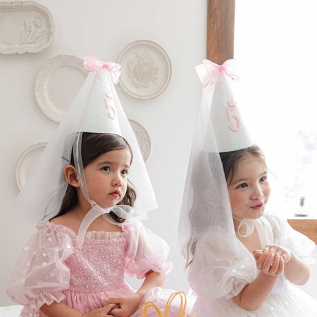 [予約] Birthday Veil Party Hat/ Mini Recipe