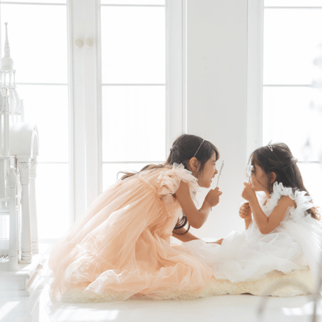 [予約] Rosy flora sha dress (Rosy pink)