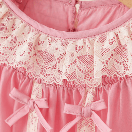 [予約] Sweet Lace Collar Dress