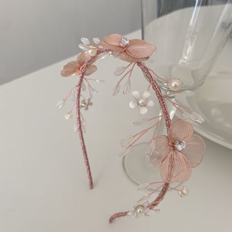 [予約] Wedding flower crown shushu hair band