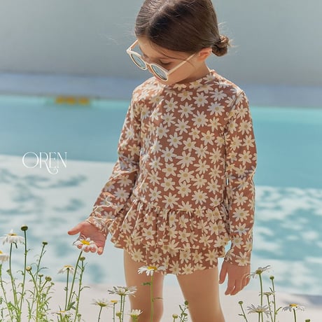 [予約] Solea Fleur Rash guard / OREN by Hibyebebe