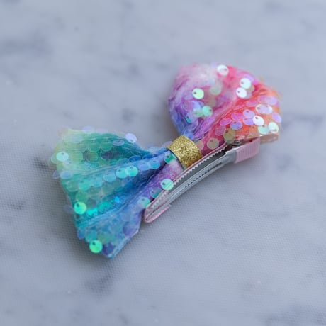 [予約] Aurora Twinkle Dress + ribbon pin SET