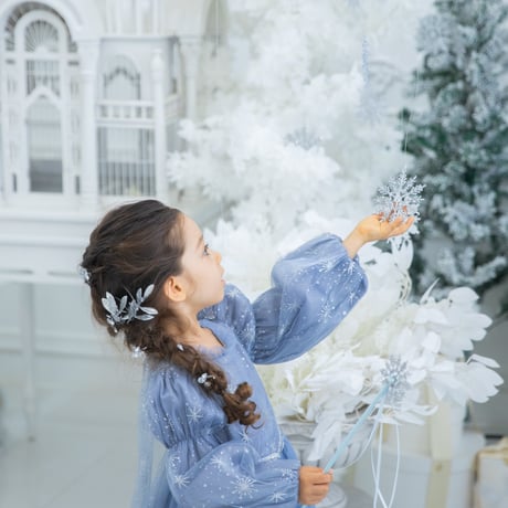 [即納] princess ice blue winter dress