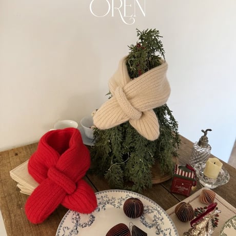 [予約] Hoho fluffy muffler / OREN by Hibyebebe
