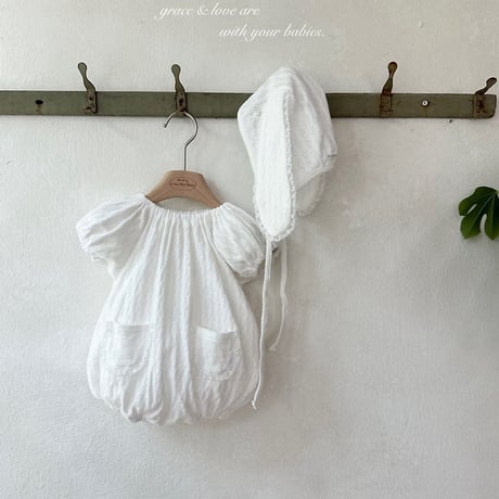 [予約] Knit balloon suit / Monbebe