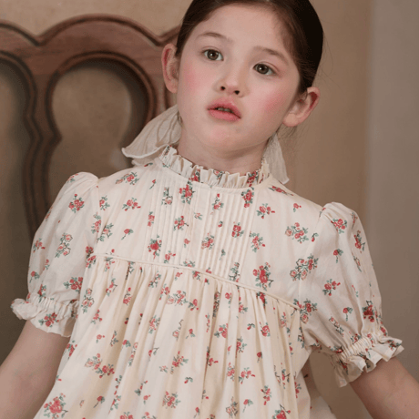 [予約] Antique Floral Dress