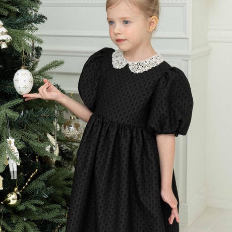 [即納] Nua lace dress /moitoinous   ( 110, 120_size のみ）