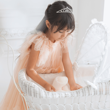[予約] Rosy flora sha dress (Rosy pink)