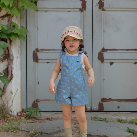 [予約] Camellia Jumper Overall / OREN by Hibyebebe