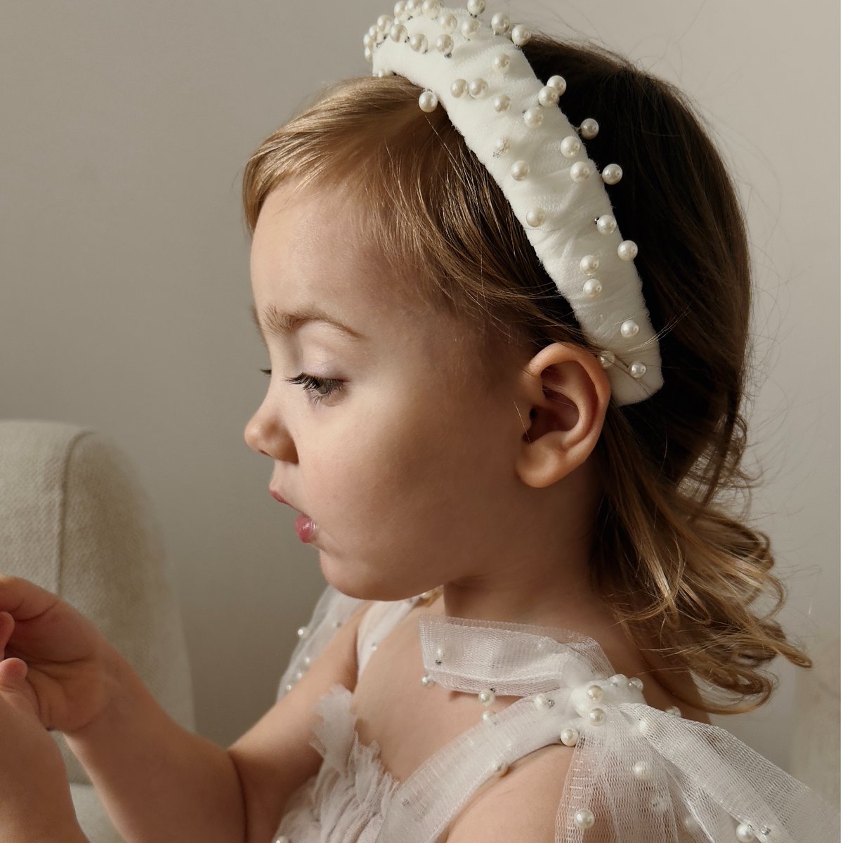 予約】 Pearl Girl hair band /nelia wears | Mimiel