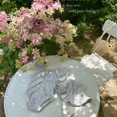 [予約] 26 roro Swimsuit (including hat) / Monbebe