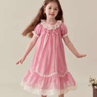 [予約] Sweet Lace Collar Dress
