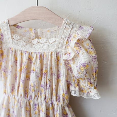 [即納] Nellie one piece / Puella FLO (yellow, blue 90, 100_のみ)