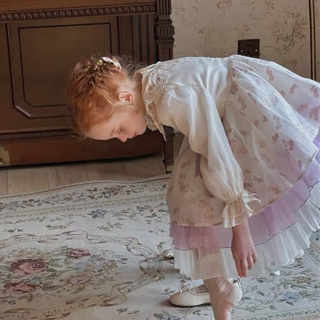 [予約]  Floral Lace Embroidered Dress / omoi mignon
