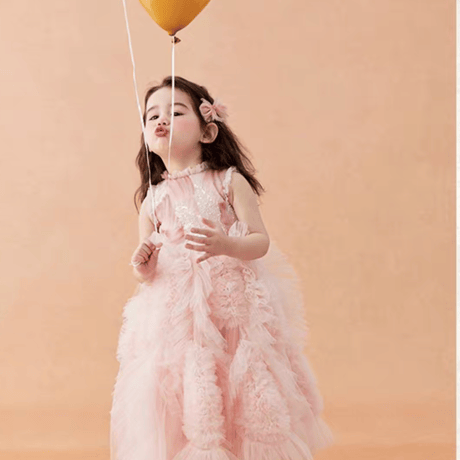 [予約] Pink Fluffy Tulle Dress