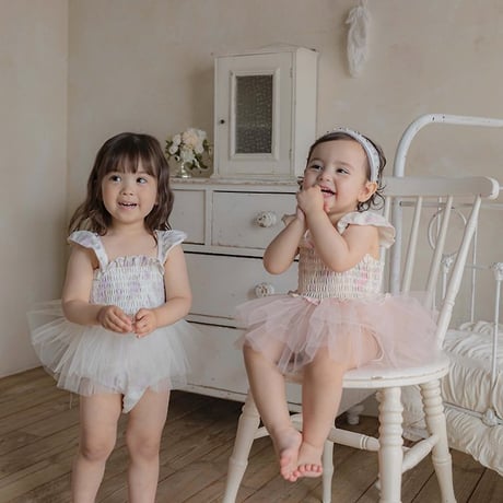 [予約] Flora Tulle Swimwear (Kids) / OREN by Hibyebebe