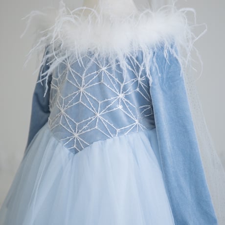[即納]  snow queen  dress  ( 3, 5_size のみ）
