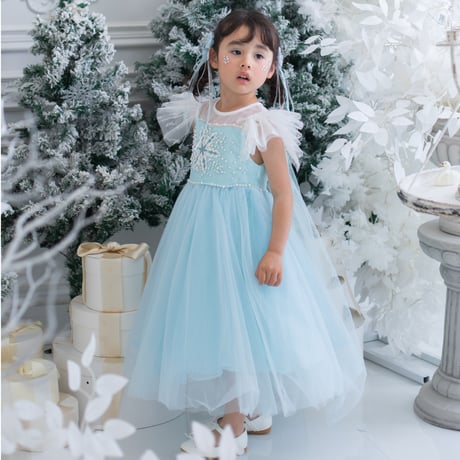[即納] princess blue snow dress ( 2 _ size のみ)