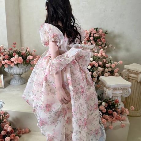 [予約] Flower garden dress