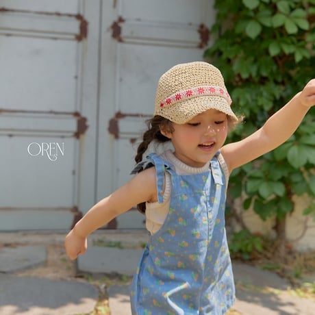 [予約] Rosier string cap / OREN by Hibyebebe